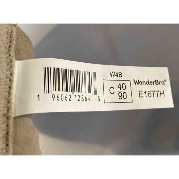 WonderBra Woman’s Underwire Bra Size 40C Beige E1677H - Picture 4 of 11